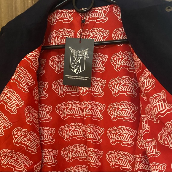 NWT Fame and Fortune Generational Wealth Varsity Jacket XL - Picture 7 of 8